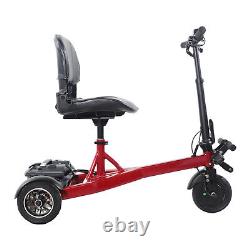 Trottinette Électrique Portable 200W Fauteuil Roulant Scooter de Mobilité pour Adultes