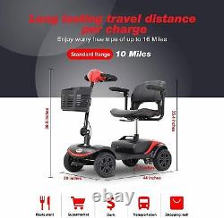 USA Fold&travel Puissance 4 Roues Mobilité Scooter Électrique Chaise De Roue Léger