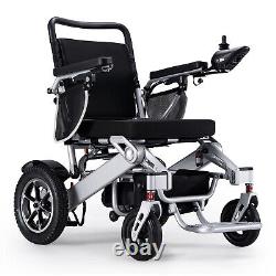 VERPAL Fauteuil Roulant Électrique Intelligent Léger Pliable Espace Grand et Confortable