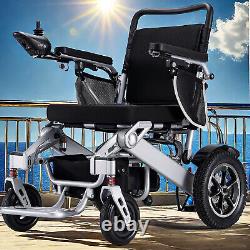 VERPAL Fauteuil Roulant Électrique Intelligent Léger Pliable Espace Grand et Confortable