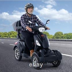 VEVOR Scooters de mobilité 4 roues Heavy Duty 31 Miles 3-Speed 800W Capacité de 500lbs